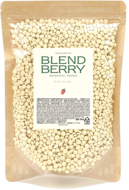 블렌드베리 화이트바닐라 제모 하드 왁스, 500g, 1개
