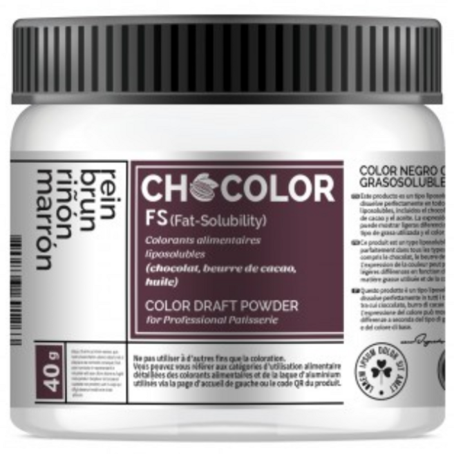 쿠커페이스 카키그린 FS 쇼칼라 초콜렛지용성색소 분말타입, 1개, 40g
