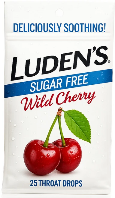 루덴스 환절기 미세먼지 목보호 진정 무설탕 슈거프리 체리 캔디, 1개, 75g - 쿠팡