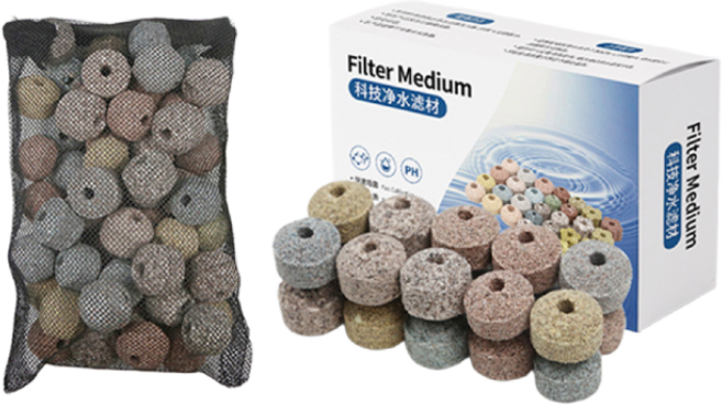 미미네아쿠아 바이오 박테리아 5s 배균 어항 여과볼 750g, 1개