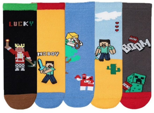마인크래프트 학생 양말