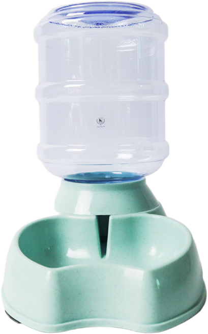 딩동펫 반려동물 애플 반자동 급수기, 블루, 1개