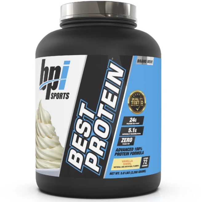 비피아이스포츠 베스트 프로틴 바닐라 스월 맛, 2.288kg, 1개 - 쿠팡