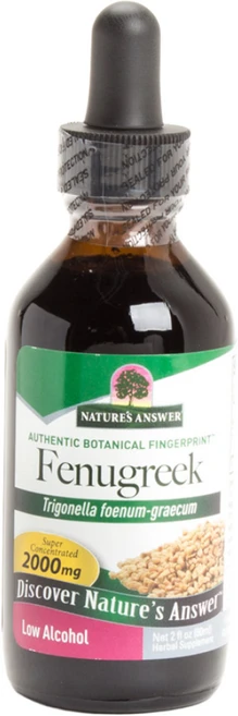 네이쳐스앤서 페뉴그릭 리퀴드 로우 알코올, 1개, 60ml - 쿠팡