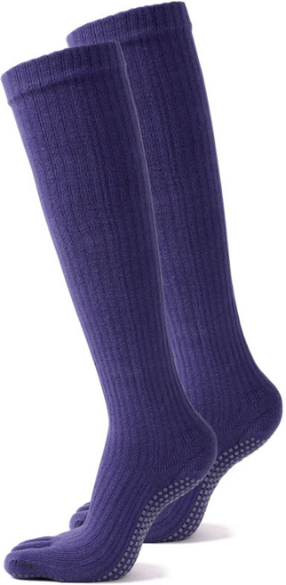 데비 비비드 논슬립 골지 요가 니삭스