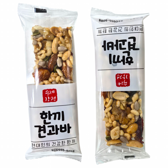 100%수제견과바 7가지견과류가 듬뿍듬뿍!, 42g, 1개