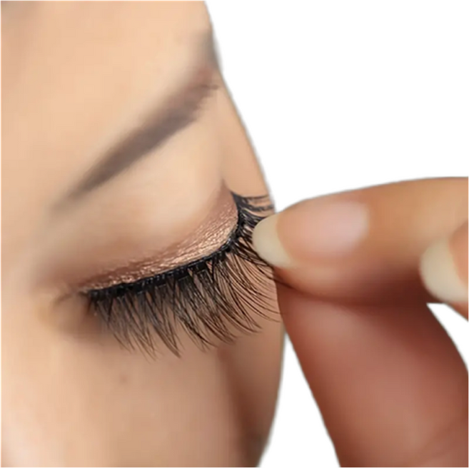 쫙쫙 달라붙는 초강력 셀프 접착속눈썹, 1개, 본품(속눈썹+스트립)