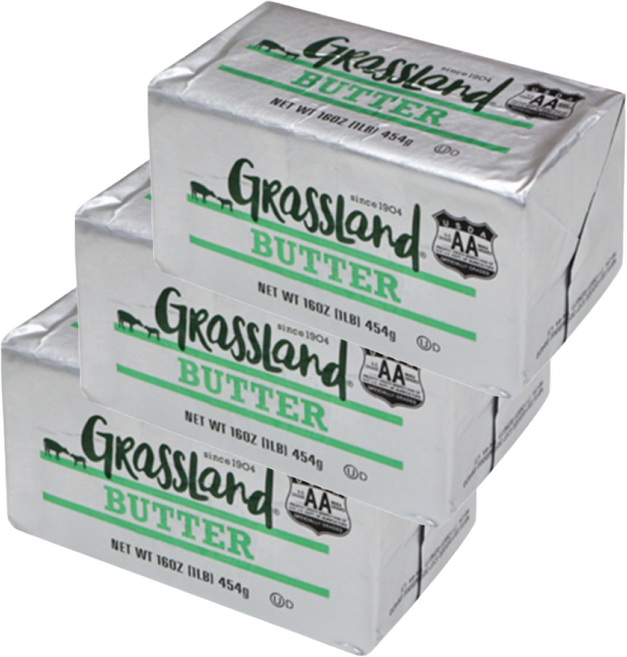그라스랜드 무염 버터 454g 아이스박스 포함 글라스랜드, 3개
