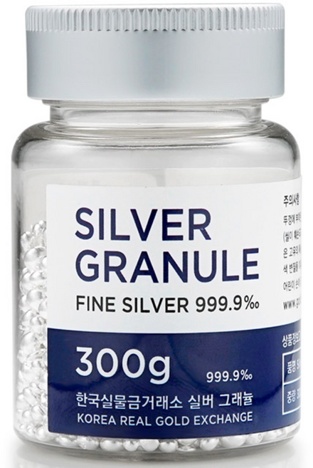 [골드리아] 999.9 순은 실버그래뉼 300g 은테크 파인실버 투자용