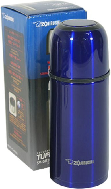 조지루시 뉴 베이직 보온 보냉 물병, 블루, 350ml, 1개