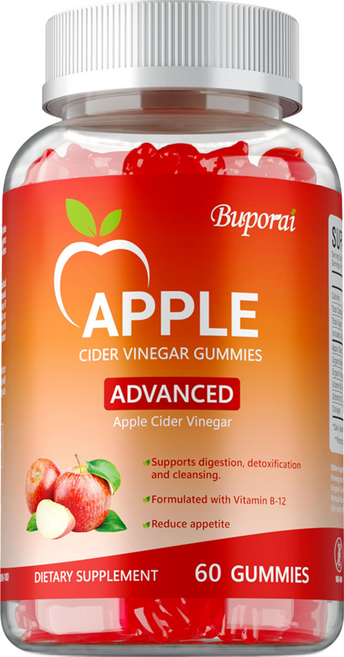 케토 ACV 구미 고급 체중 감량 - 체중 감량을 위한 ACV 케토 구미 - 여성 및 남성을 위한 케토 구미 보충제 - 클렌징 - 디톡스 - 사과식초 5000mg 케토 ACV 구미, 1개, 60정