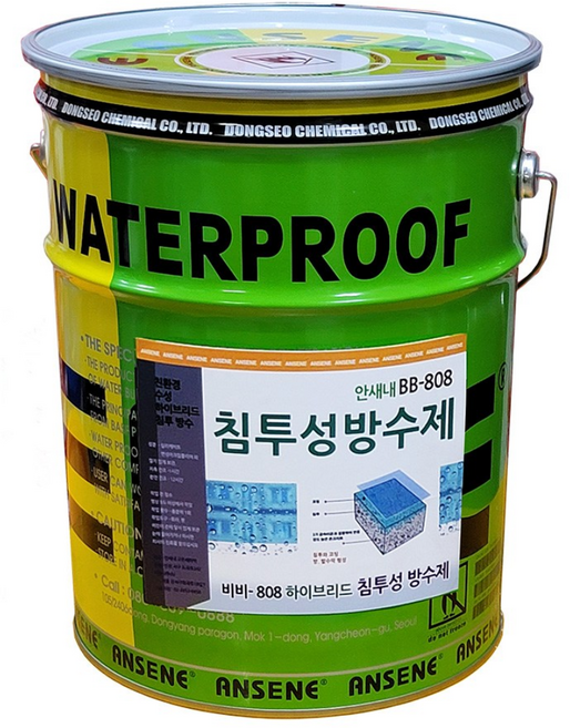 방수제 신개발 하이브리드 세라믹 수성 침투성 방수제-안새내 BB-808 한번에 뿌려서 OK-18kg, 1개