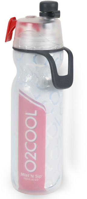 O2Cool 오투쿨 HMLDP07 스포츠물통 자전거 물병, 레드, 590ml