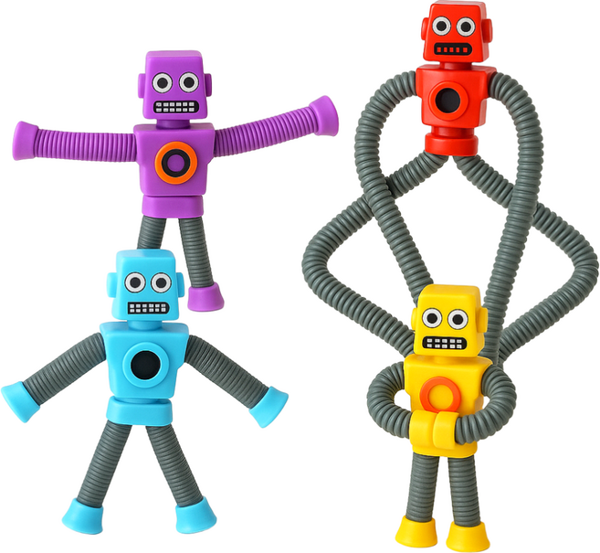 어반 481 로봇형 팝튜브 4종 세트, 로봇 4종 x 1개, 1개