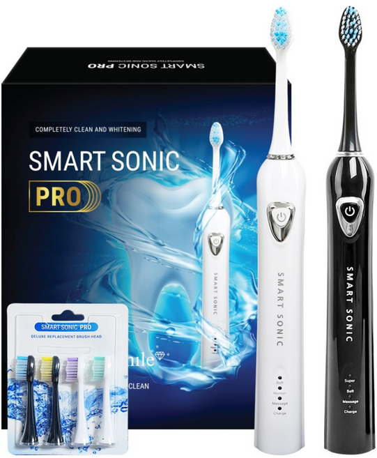 스마트소닉 프로 충전형 음파전동칫솔 RLT211 [커플], 프로 충전형 음파칫솔 커플(2인) RLT211 + 칫솔