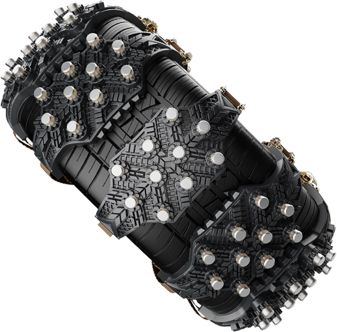 전차종 프리미엄 우레탄 스노우체인 스파이크 체인, 6개