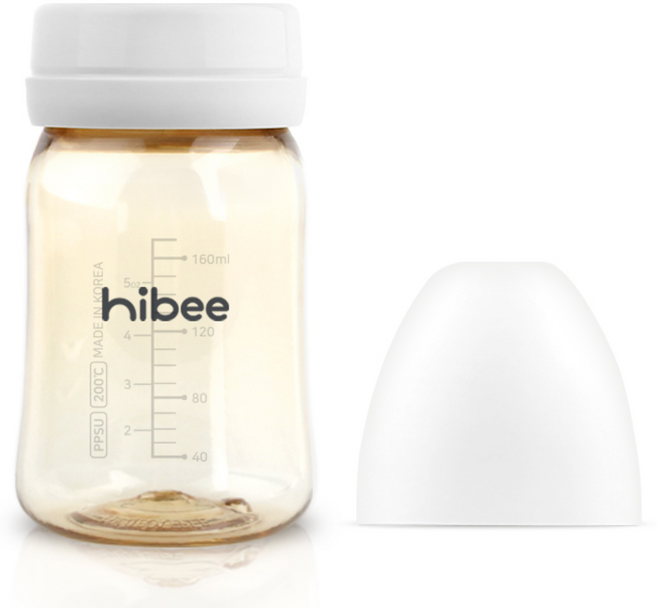 하이비 PPSU 에잇벤트 배앓이방지 젖병 170ml 노꼭지, 화이트, 1개