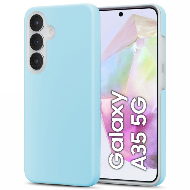 아칸크 삼성 갤럭시 A35 5G SM-A356N 소프트 젤리 실리콘 컬러 휴대폰 케이스