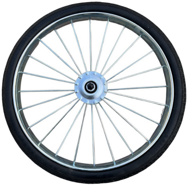 국대바퀴 26인치 리어카 바퀴 발포 통고무바퀴, 1개