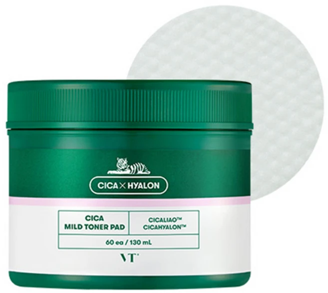 브이티코스메틱 시카 마일드 토너 패드, 60개입, 1개 - 쿠팡