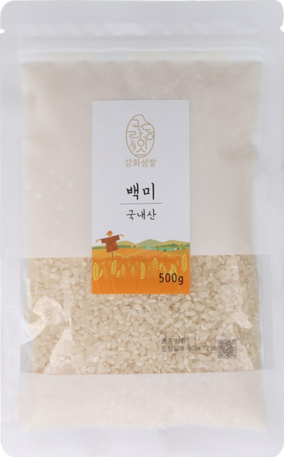 교동라이스 25년산 햅쌀 강화 교동섬쌀 백미500g X 2개, 500g, 상등급