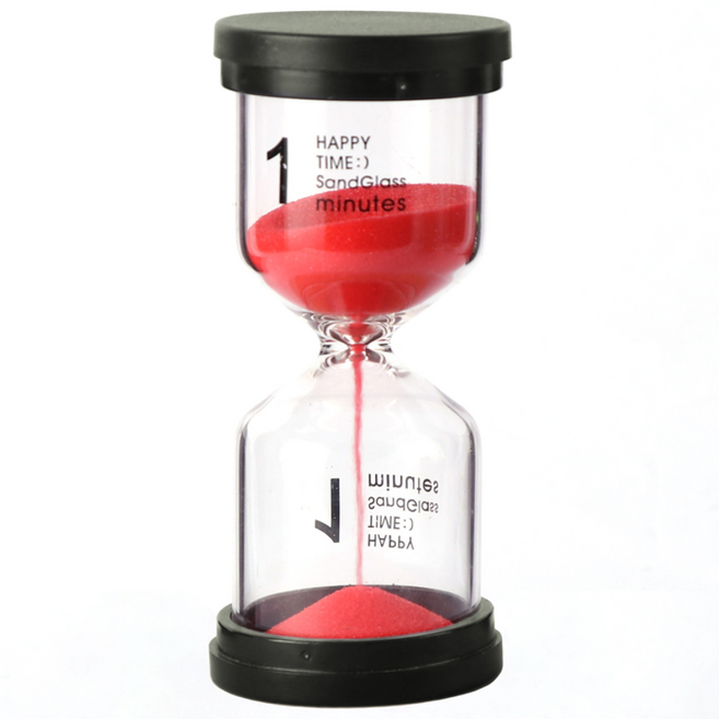 라스고 인테리어 모래시계 타이머, 빨강