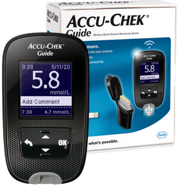 로슈 아큐첵 가이드 혈당 측정기, 1개, Guide