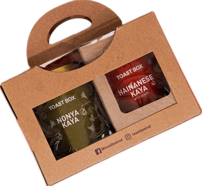 싱가포르 토스트박스 카야잼 2종 선물세트 (하이난 논야), 2개, 250g