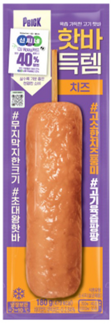 핫바득템치즈 180g x 3개