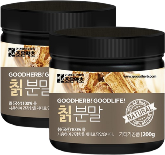 조은약초 칡 분말, 2개, 200g