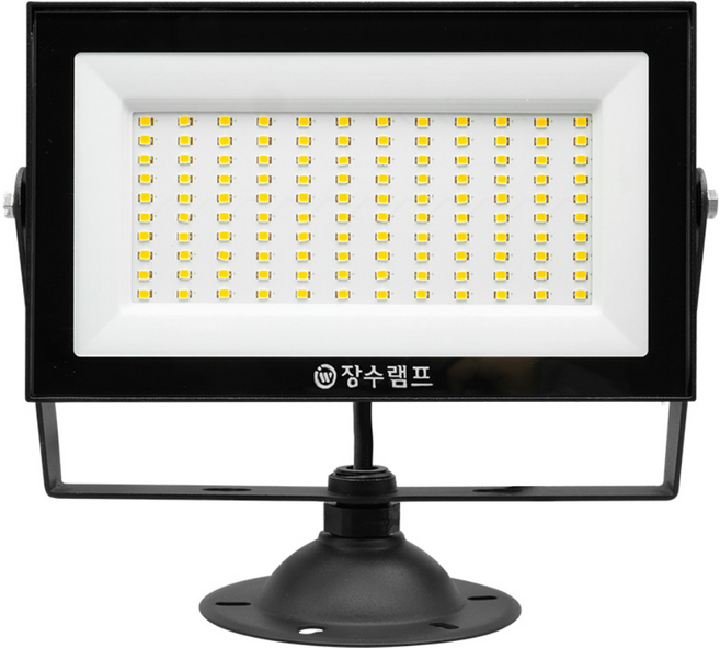 장수램프 LED 투광등기구 50W 블랙 (방수등급 IP67) 천장등, 주광색(하얀빛), 1개