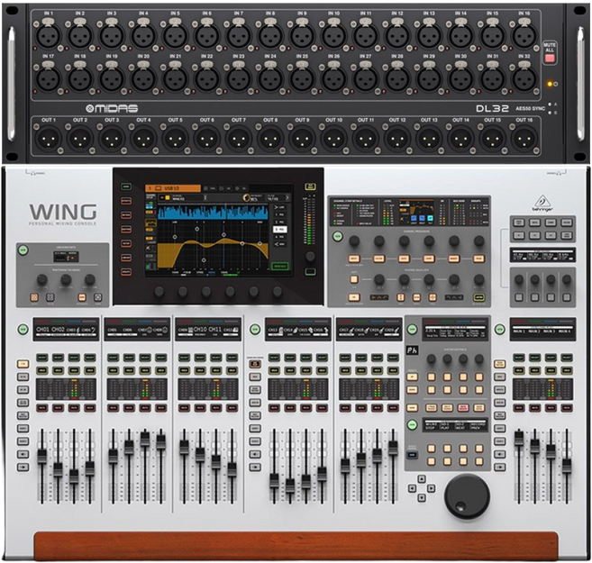 BEHRINGER WING DL32 디지탈믹서 팩 패키지