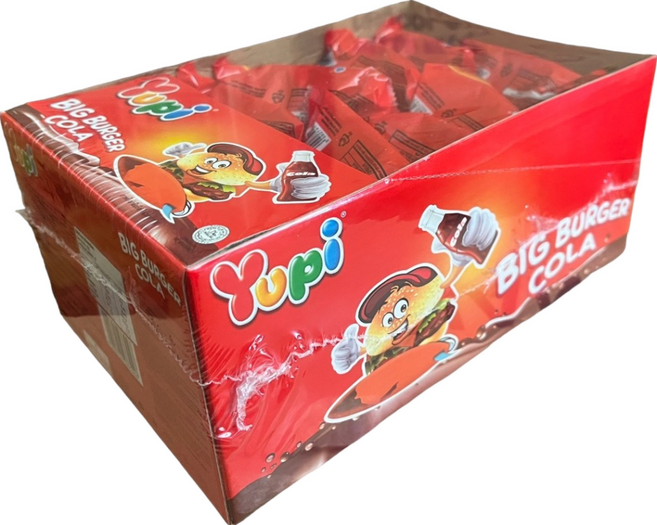 유피 빅버거젤리 햄버거 젤리 콜라향 (28g X 18개 X 2박스), 504g, 2박스