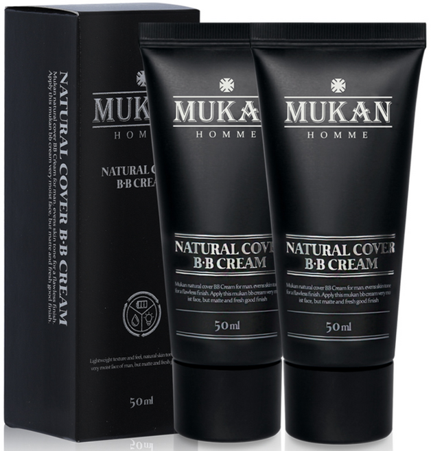 무칸 옴므 내츄럴 커버 비비크림 50ml, 내추럴, 2개
