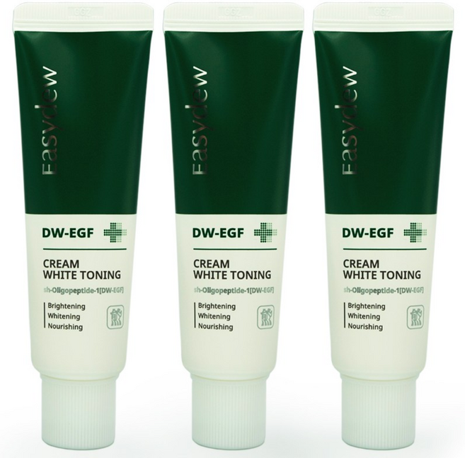 이지듀 DW-EGF 이지에프 크림 화이트 토닝 50ml 데이크림, 3개