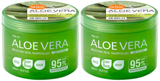 과일나라 98% 알로에베라 수딩젤 500ml 알로에젤, 2개