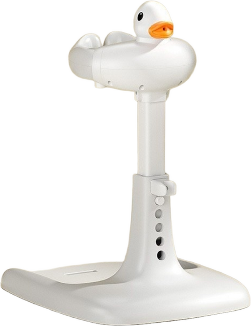 씨와이씨 아기 샤워 핸들 목욕핸들 목욕욕조 아기비데 기저귀 갈이대 접이식 샤워기거치대 육아필수템, 그레이-오리, 1개