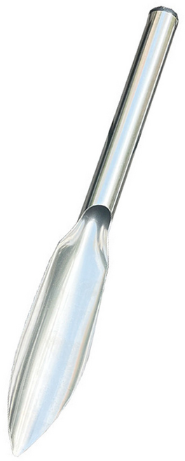 좁은 모종삽 분갈이 꽃삽 이식삽 원예 화분, 실버-세모, 1개