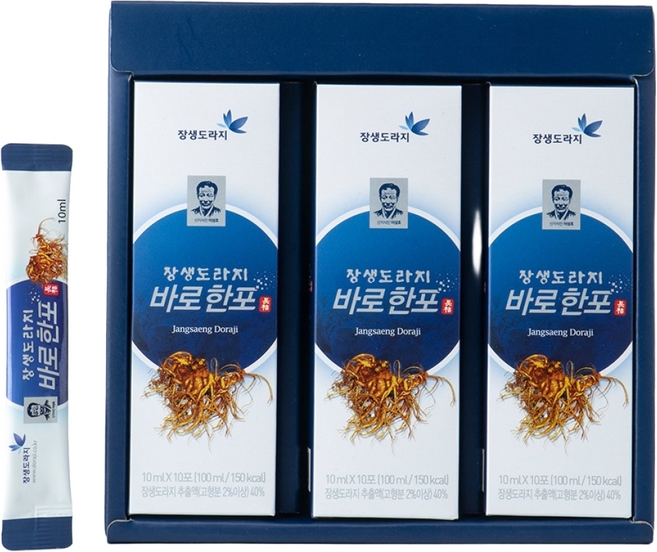 장생도라지 바로한포 / 3박스, 10ml, 3개, 90개