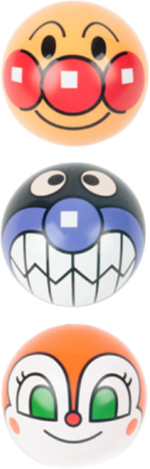 아이들이 좋아하는 호빵맨 탱탱볼 세트(3P) 캐치볼 공놀이, 1개