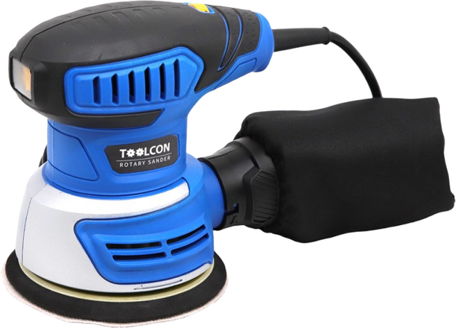 툴콘 목재 목공 125mm 전기 원형 사포 샌딩기 240W 속도조절 MCS-125, 선택없음, 1개