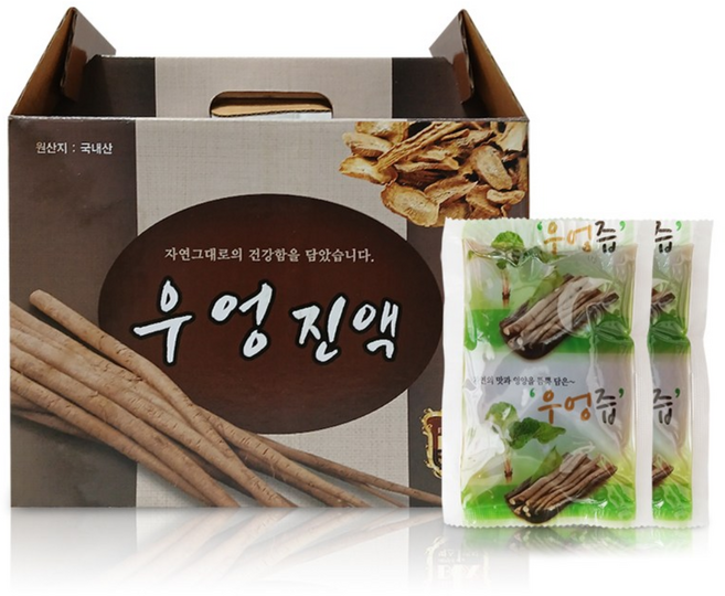 야생초건강원 100% 우엉즙 1box 110mg 60포, 1박스