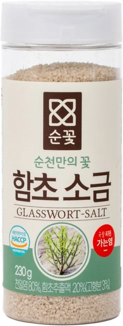 순꽃 함초소금, 1개, 230g, 가는염 - 쿠팡
