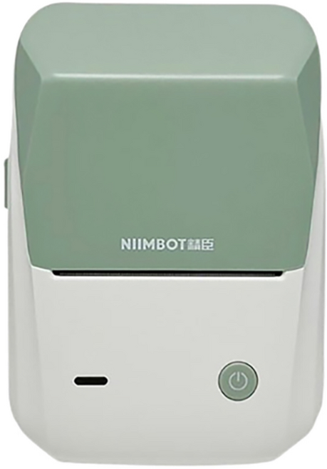 精臣 B21_Pro/B1Pro 美妝價格高清標籤機 防水標籤機 台灣總代理公司貨, 1個, B1Pro艾綠 (無貼紙) 高清版