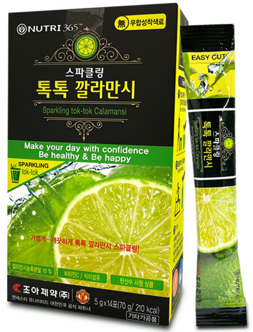 뉴트리365 스파클링 톡톡 깔라만시, 70g, 1개
