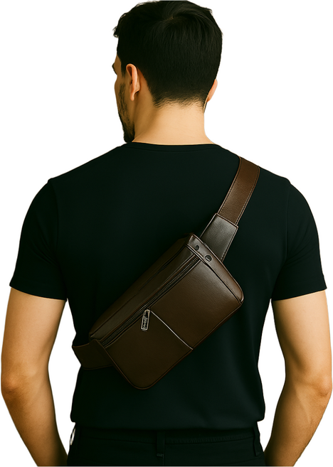 블루캣츠 089 블루마운트 천연소가죽 남성 캐주얼 허리색 힙색