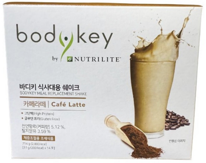 암웨이 체중조절용 쉐이크 카페오레, 1개, 51g