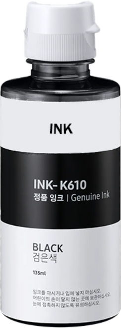 삼성 INK-K610 잉크 삼성 C610 M610 Y610 잉크 SL-T1670W T1670 T1672W J1560W J1565 J1563W J1565W 잉크젯 프린터 잉크, 1개, INK-K610 (BLACK/블랙 )