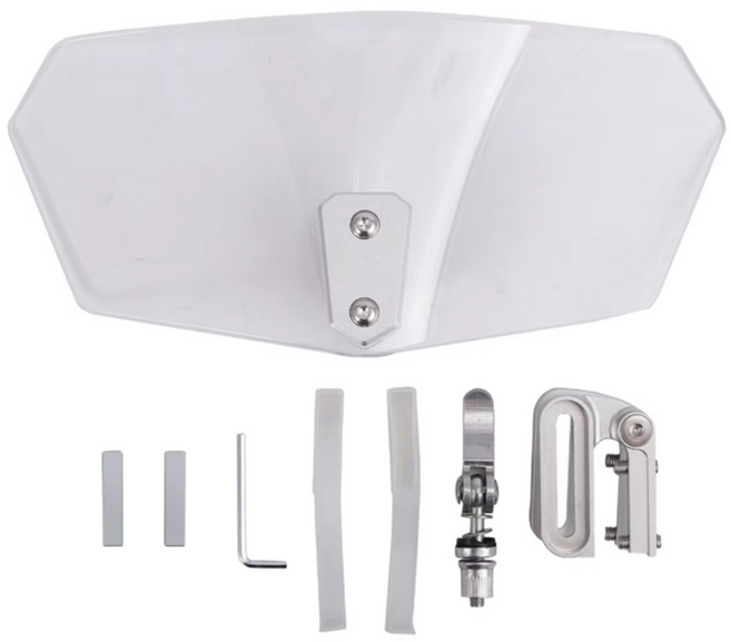 데일리쇼핑 오토바이보조스크린 윈드스크린 PCX NMAX XMAX NMAX 보이저 쉴드 바람막이 스쿠터 바이크, 1개