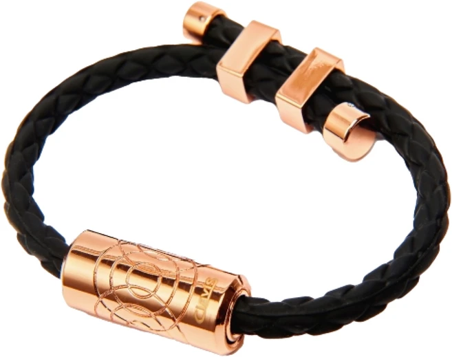 클라비스 바흐 건강팔찌 근육통 완화 의료기기 네오디뮴, 블랙로즈골드/팔찌, 1개 - 쿠팡